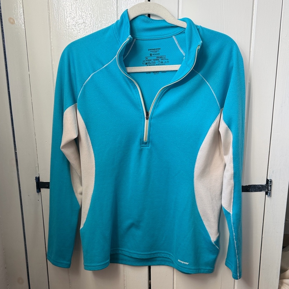 Patagonia Capilene Blue Top